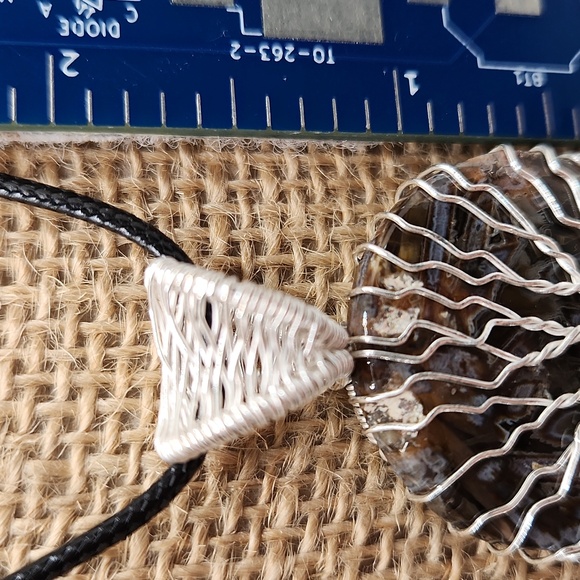 Hand Crafted Stick Agate Tree of Life Pendant #188 NWOT - Picture 5 of 9